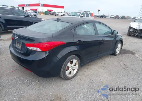 2013 Hyundai Elantra Gls из США, поврежденный, VIN KMHDH4AE7DU755202